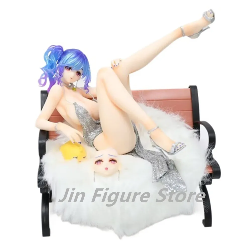 

20cm Azur Lane USS St Louis Chair Lying Beautiful Girl Anime Handmade Action Figures Desktop Case Decoration Ornament Gift