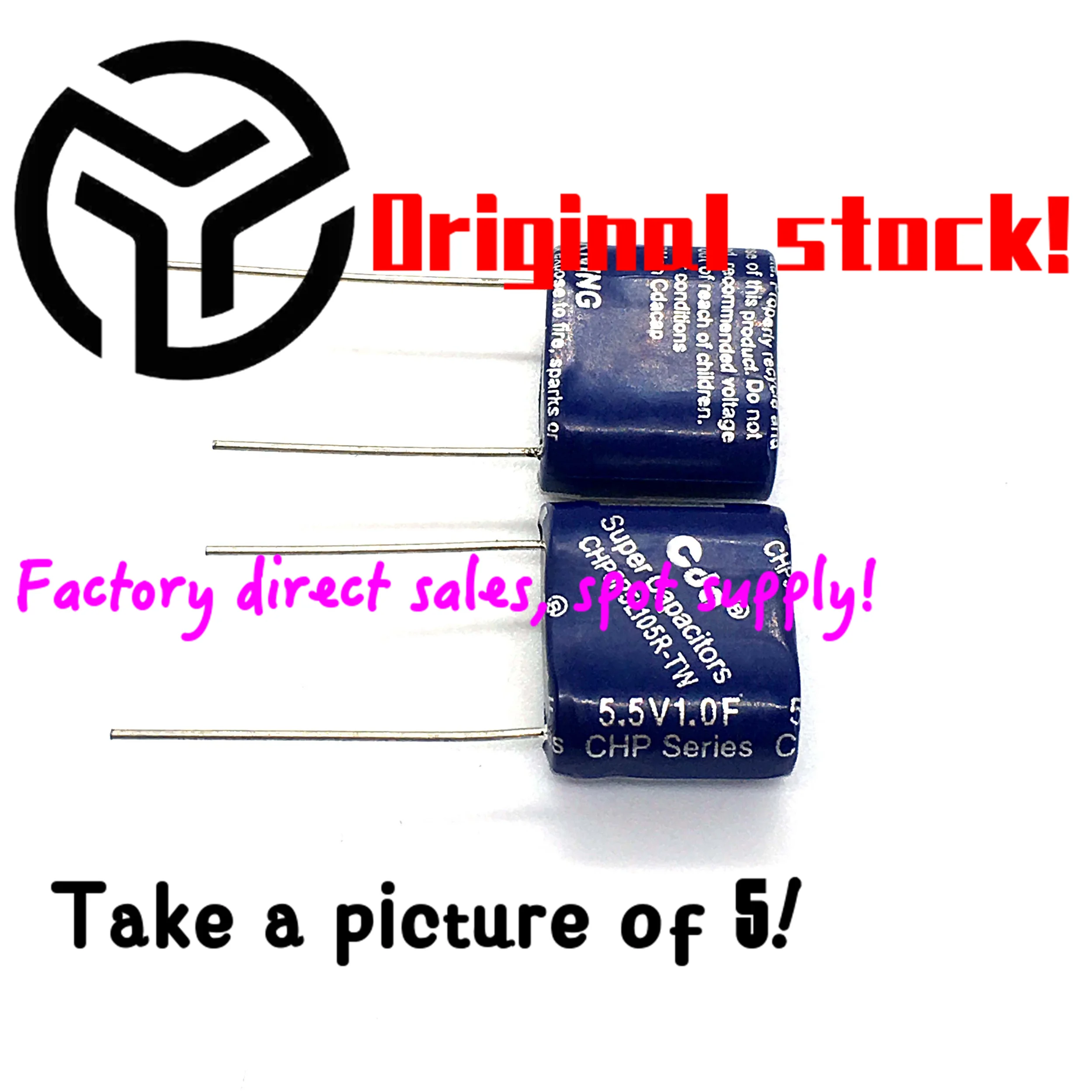 

Combined super capacitors 5.5v1.0f farad capacitor 16*8*14 5.5V 1F new original genuine New spot direct sales