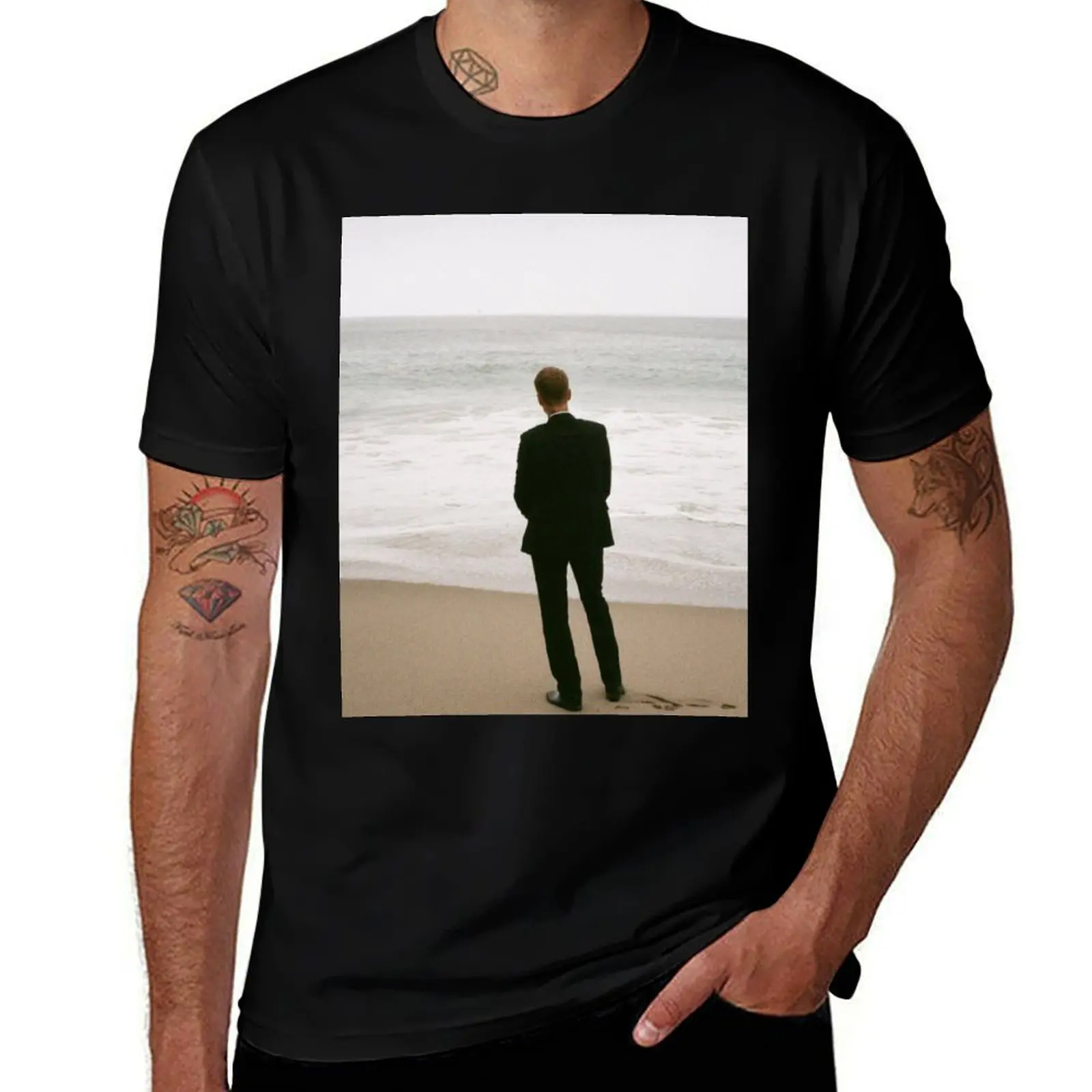 

JB at the beach T-Shirt man t shirt designer man t shirt cotton high quality