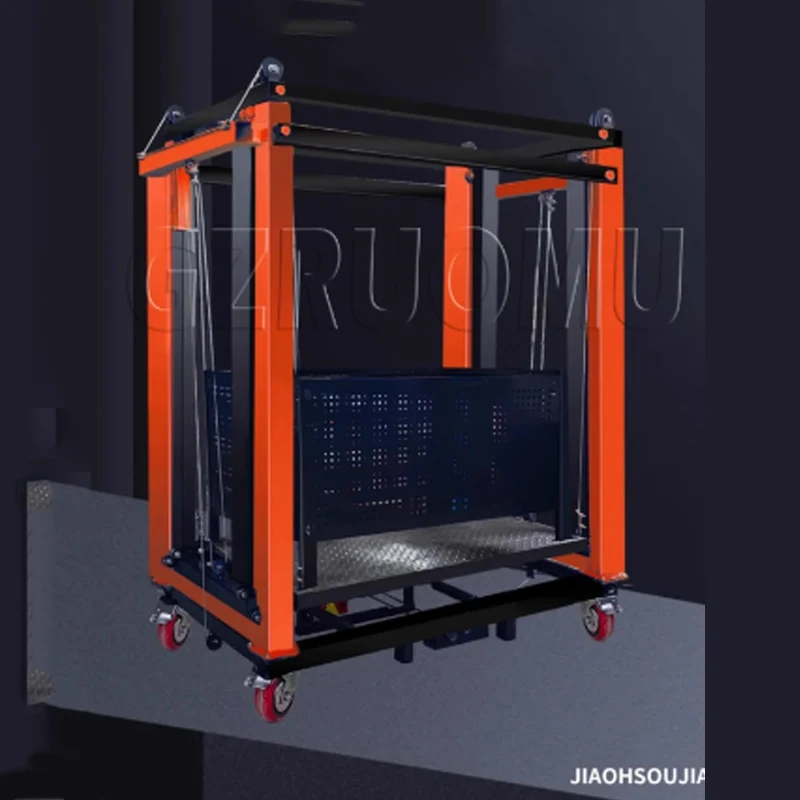 

3M Electric Mobile Lifting Platform Remote Control Folding Scaffolding for Indoor Outdoor Decoration Automatic 1500kg Load Capac