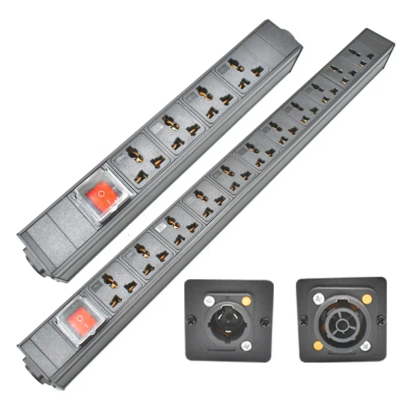 

PDU Power strip Waterproof Locking Powercon True Connector NAC3FX-W NAC3MPX port 2-11 Universal socket