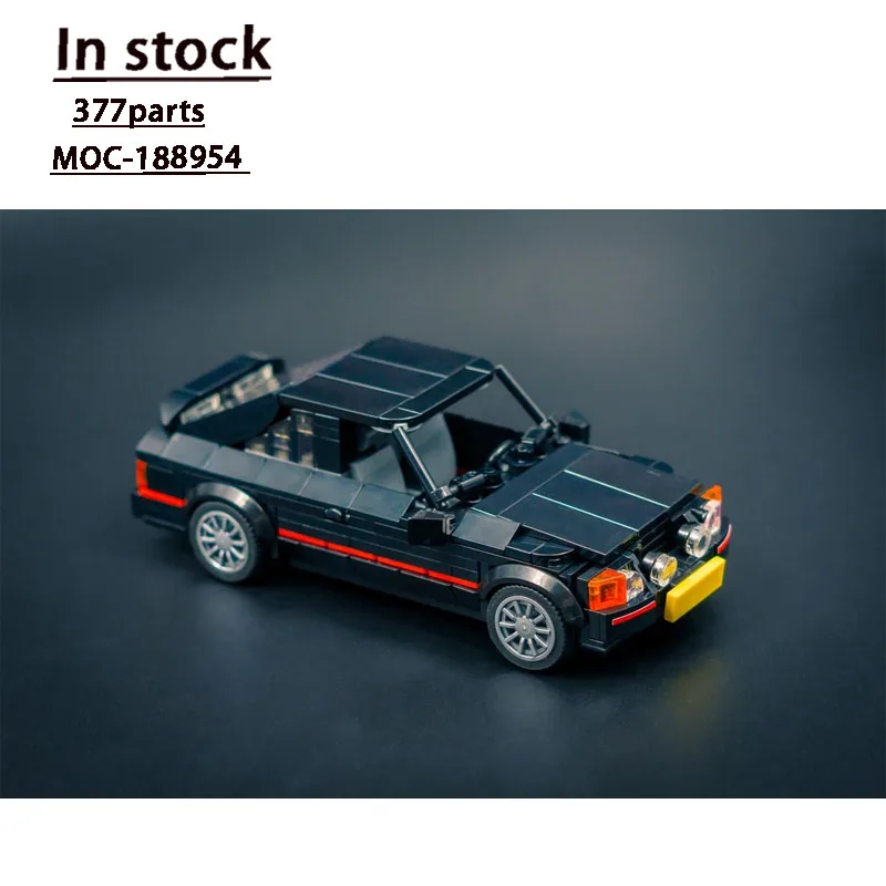 

MOC-188954 Новая классическая модель культового гоночного автомобиля, 377 деталей, креативная игрушка в подарок на день рождения для мальчиков и детей