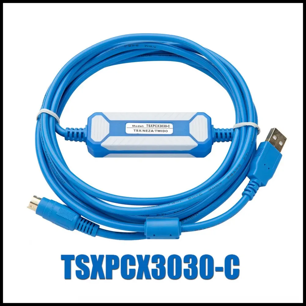 

CNC TSXPCX3030-C Suitable Schneider Twido series PLC Programming Cable TSXPCX3030 Download Cable