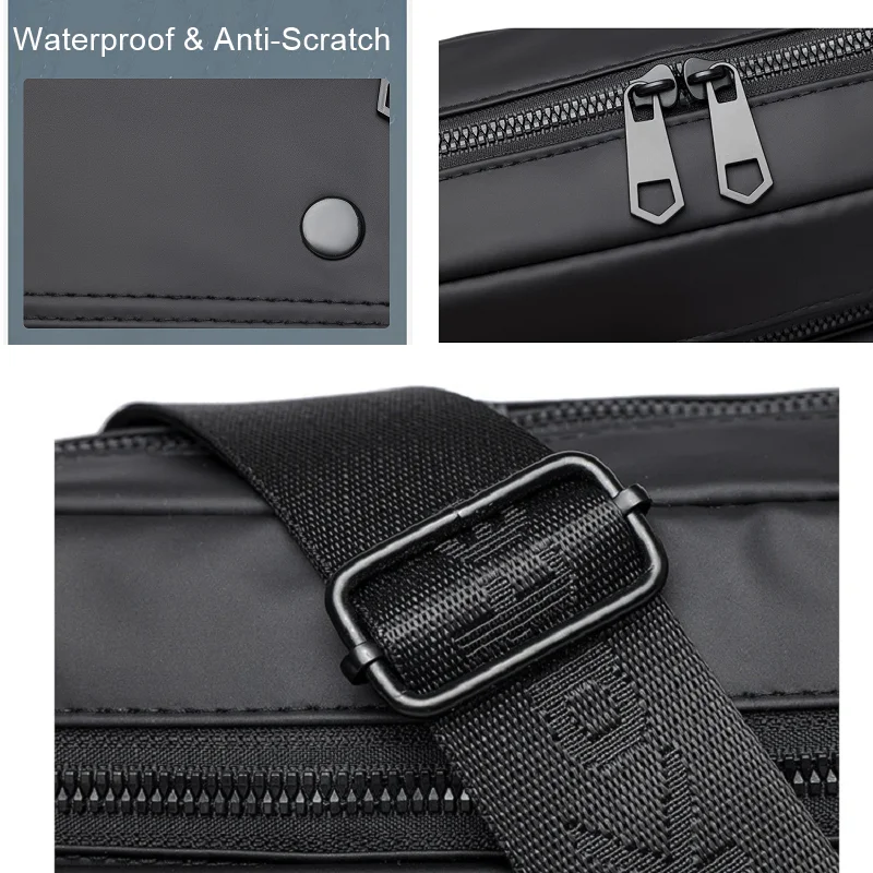 Men's Crossbody Bag Nylon Cloth Single Messenger Casual