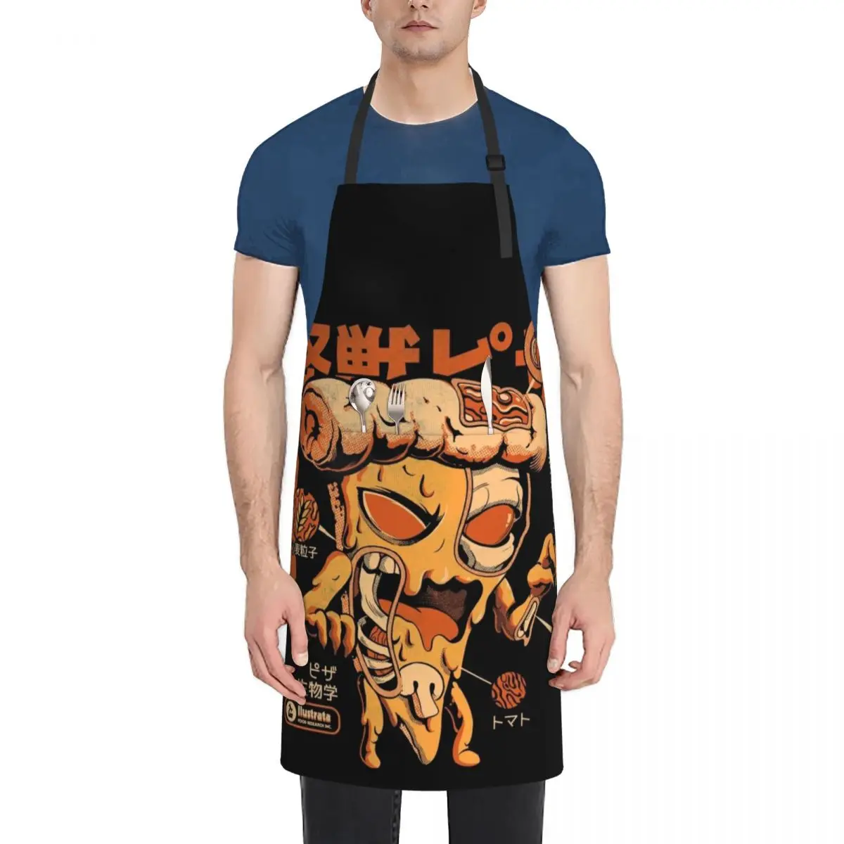 Pizzazilla X-ray Apron kitchen item Things For The Kitchen Apron