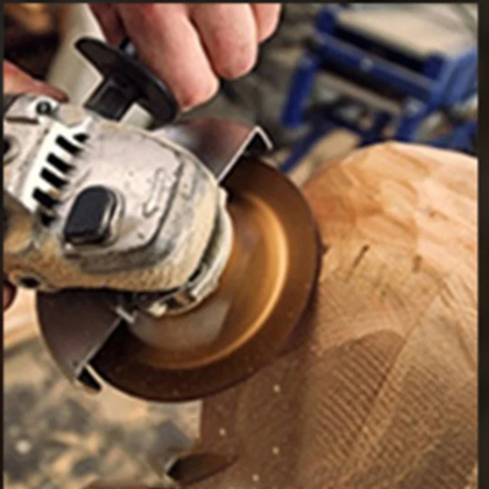 Wood Grinding Wheel Angle Grinder Disc Wood Grinding Polishing Wheel Rotary Disc Sanding Wood Carving Tool Abrasive Disc Tool