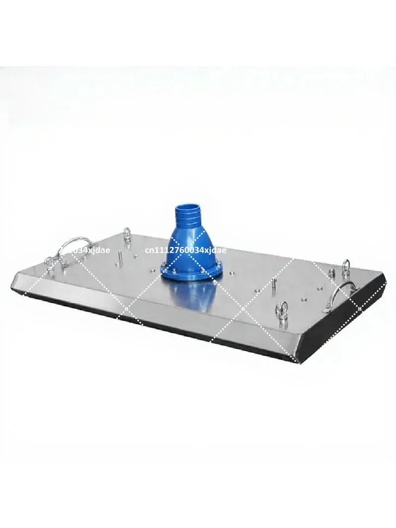 Swimming Pool Stainless Steel Suction Head with Check Valve, Pool Vacuum Suction Tray, Inground Pool Cleaner Accessories