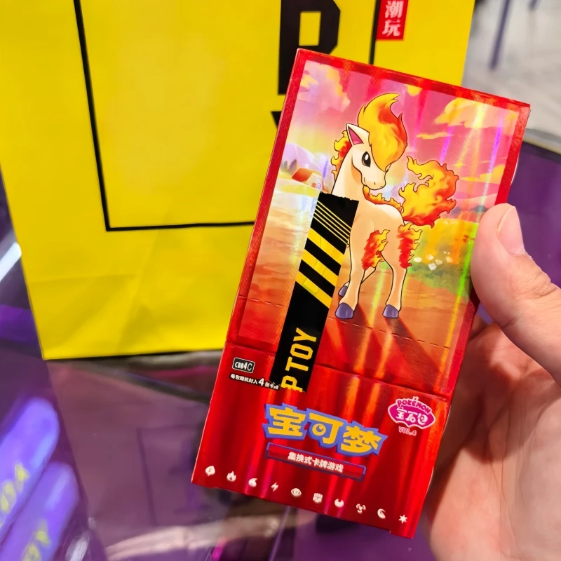 

Горячая новинка: Оригинальный набор PKM PTCG Scarlet&Violet Gem Pack VOL.4, упрощенная китайская версия, коллекционные бустеры, карты-сюрпризы, подарки