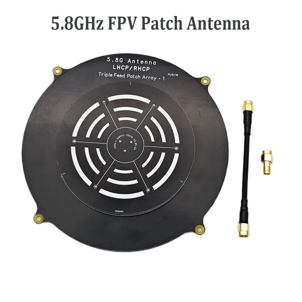 5.8GHz FPV Patch Antenna 5.8GHz 14dBi High Gain Pagoda Antenna LHCP RHCP For RC Long Range FPV Drone Receiver Monitor