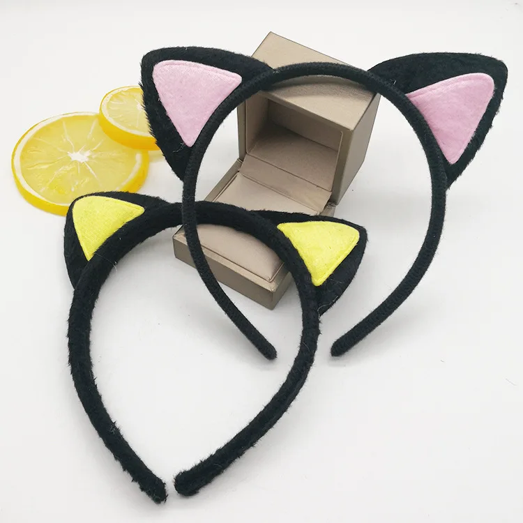

Cute Kids Girls Women DIY Headband Cat Fox Cosplay Hairbands Animal Ear Hair Wear Birthday Party Head Accessories Christmas