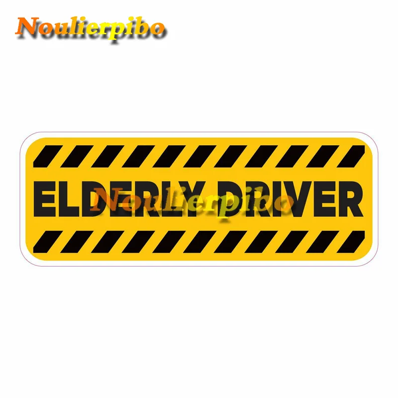 

Practical Car Stickers Senior Driver Warning PVC Car Bumper Window Motorcycle Helmet Cell Phone Trolley Case Vinyl Decal