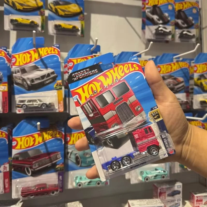 New Hot 2026 B Case Hot Wheels Alloy Car Ford Mustang F1 Mclaren Ferrari Optimus Prime Car Model Toy Model Surprise Toy Car Gift