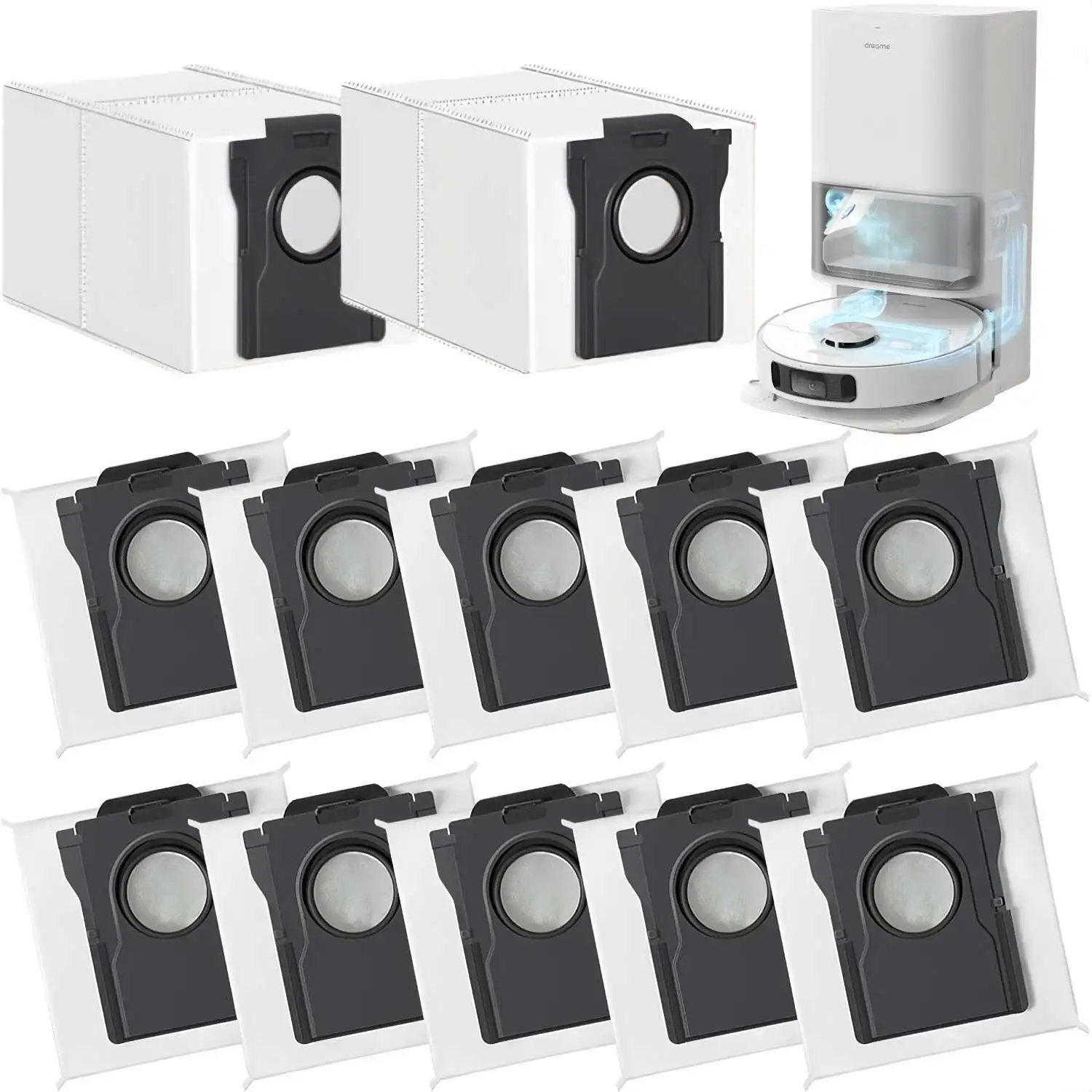 Dust Bags for Dreame X40 Ultra/X40 Ultra Complete/L40 Ultra/X40 Master/Mova P50 Pro Ultra/Mova P10 Pro Ultra Vacuum Cleaner