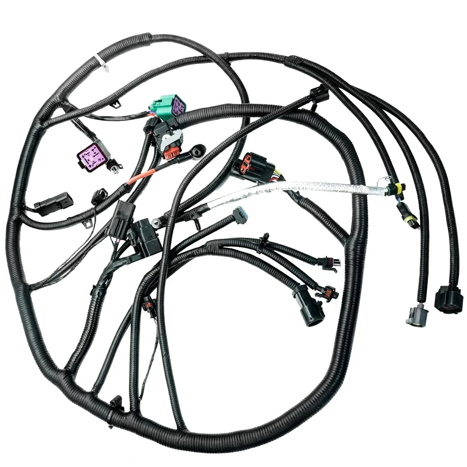 5C3Z12B637BA 6.0L Engine Wiring Harness Fit for 2005-2007 F250 F350 F450 Ford Cable Super Duty Diesel Powerstroke 5C3Z-12B637-BA