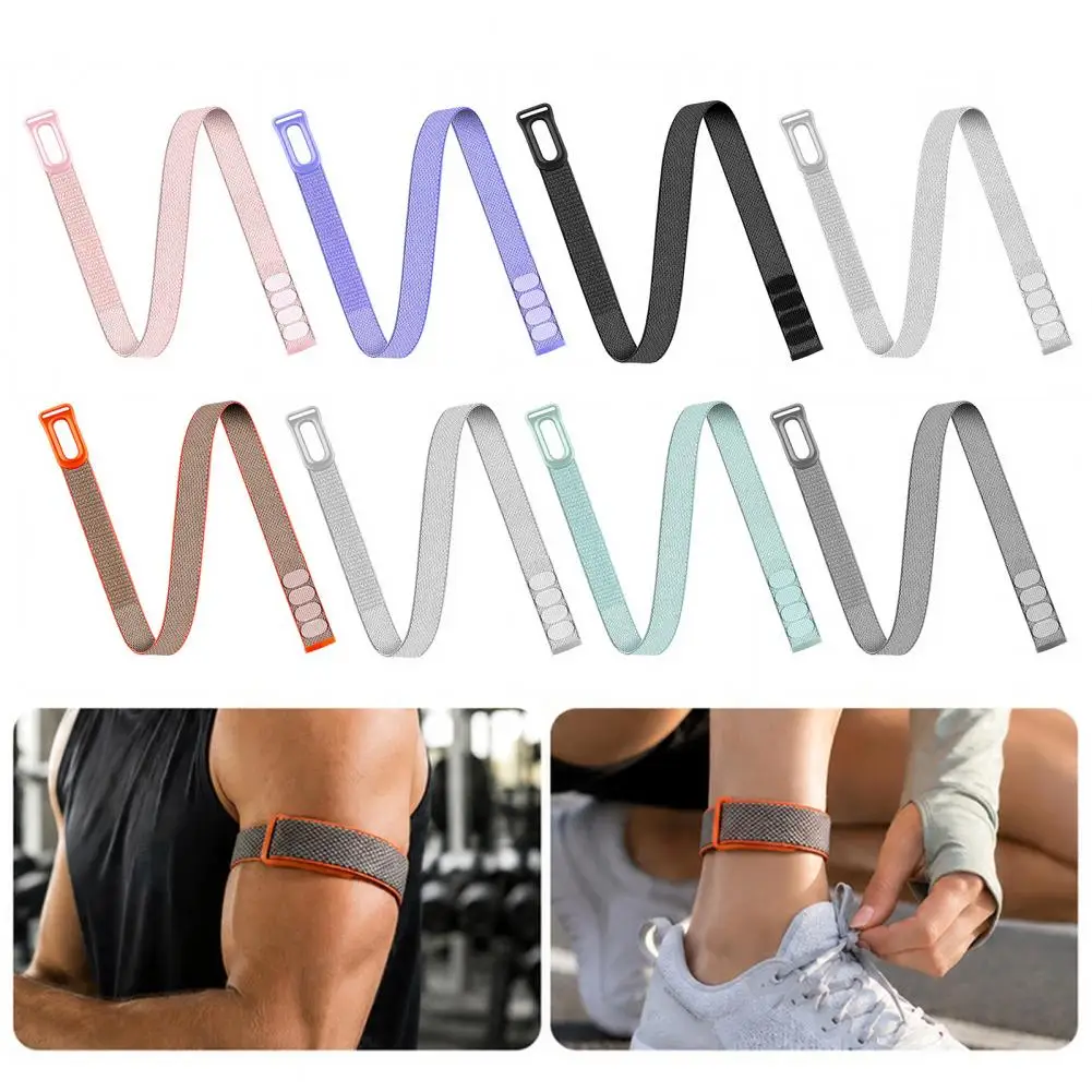 Nylon Arm Band 430/500mm Nylon Bicep Band for Watch Adjustable Breathable Woven Arm Strap Fitness Tracker Sport Armband