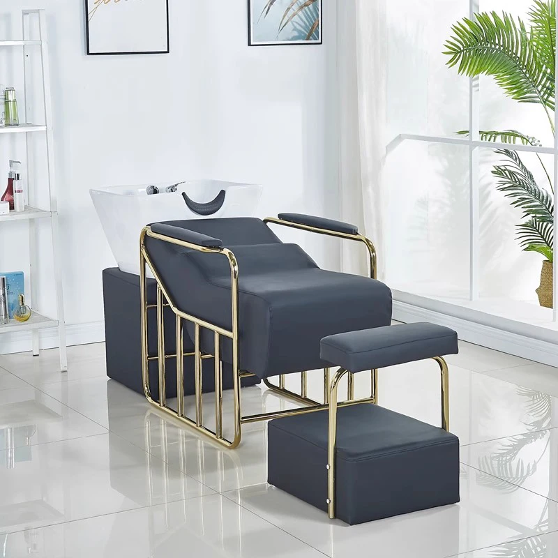 

Creative Unique Elegant Space Saving Salon Chairs Aesthetic Luxury Shampoo Sedia Parrucchiere Professionale Salon Furniture