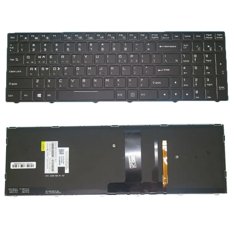 KR FR N850 Keyboard For Gigabyte Sabre 15 P45KV8 Sabre 17 RP47G CVM15F26F0J430E 6-80-N85H0-061-1 2Z703-FR45K-C81S French Korean