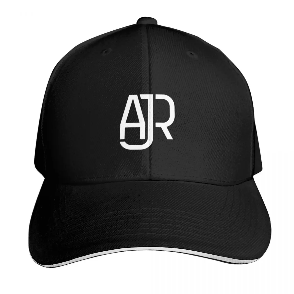 

AJR White Logo Baseball Cap Snapback Cap Luxury Brand tactical cap party Hat Man Women's