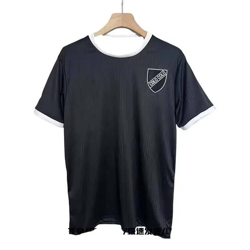 

Мужская футбольная рубашка Colo Colo 25-26 Centenary с коротким рукавом, молодежная детская спортивная футбольная форма большого размера для тренировок, мото унисекс, Джерси