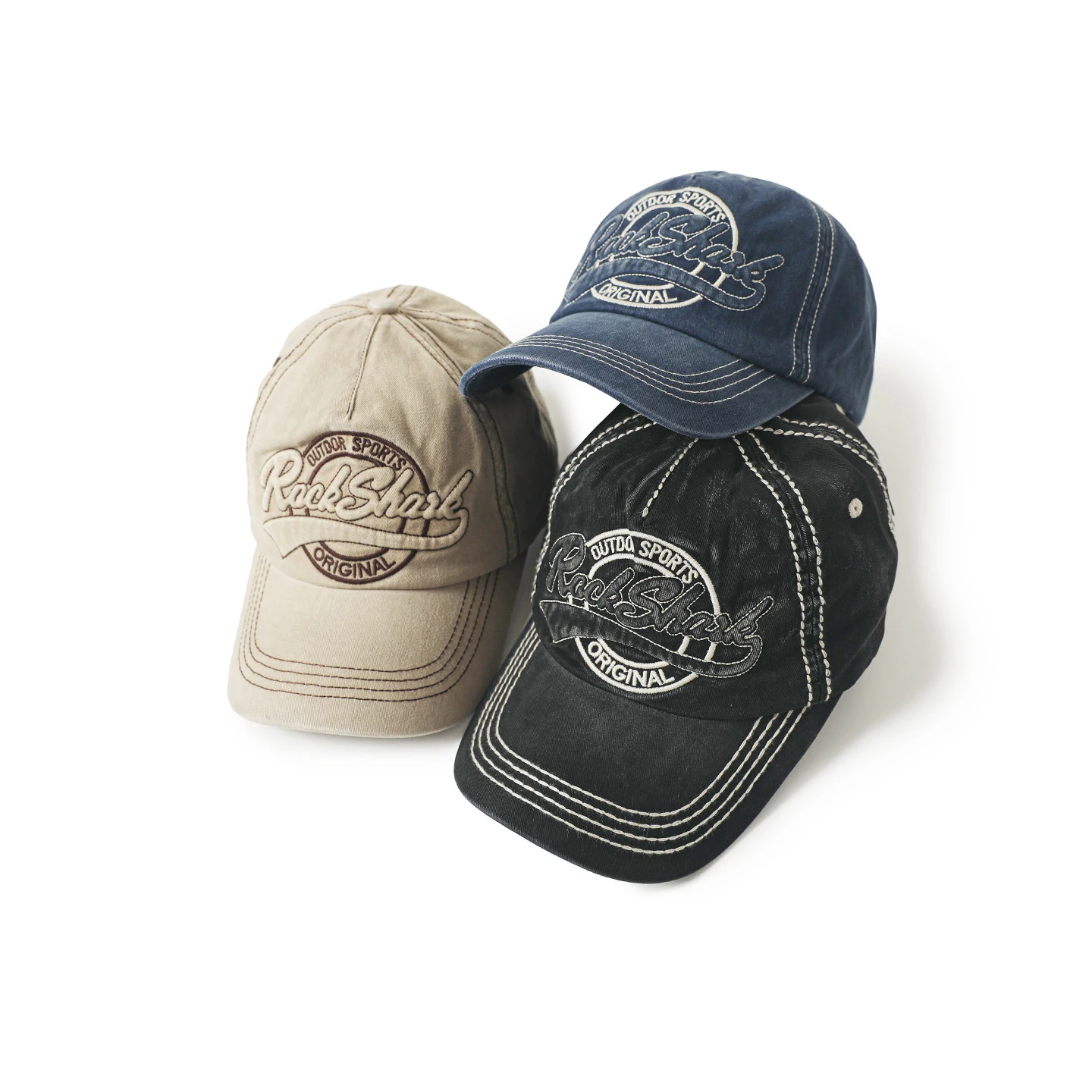 Fashion High Quality Vintage Letter Embroidered Hat Outdoor Men Baseball Caps