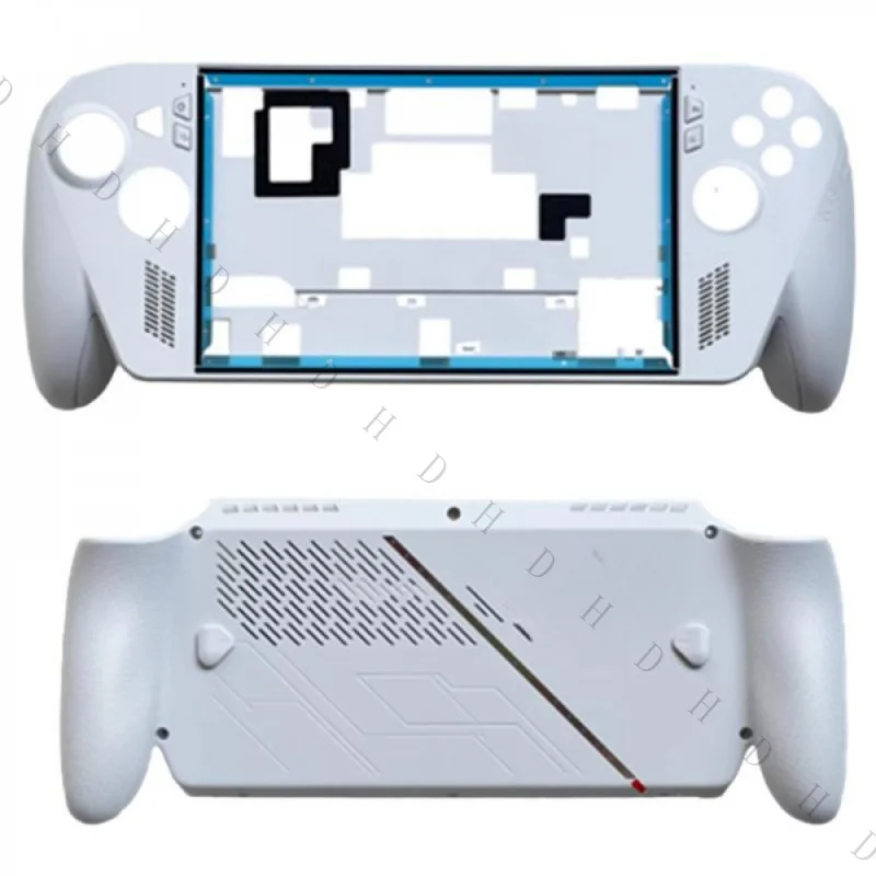 Q+ Nouveau boîtier LCD / coque inférieure pour ASUS ROG Xbox Ally X (2025) RC73YA, coque de remplacement pour console de jeu portable.
