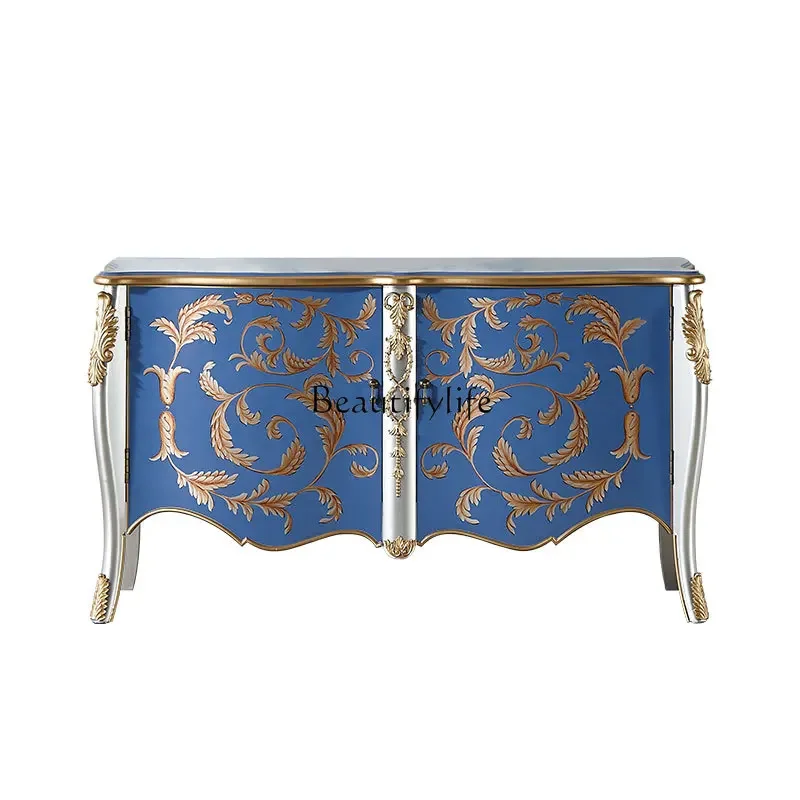 

ls 42American painted shoe cabinet household large capacity luxury porch cabinet side cabinet European style