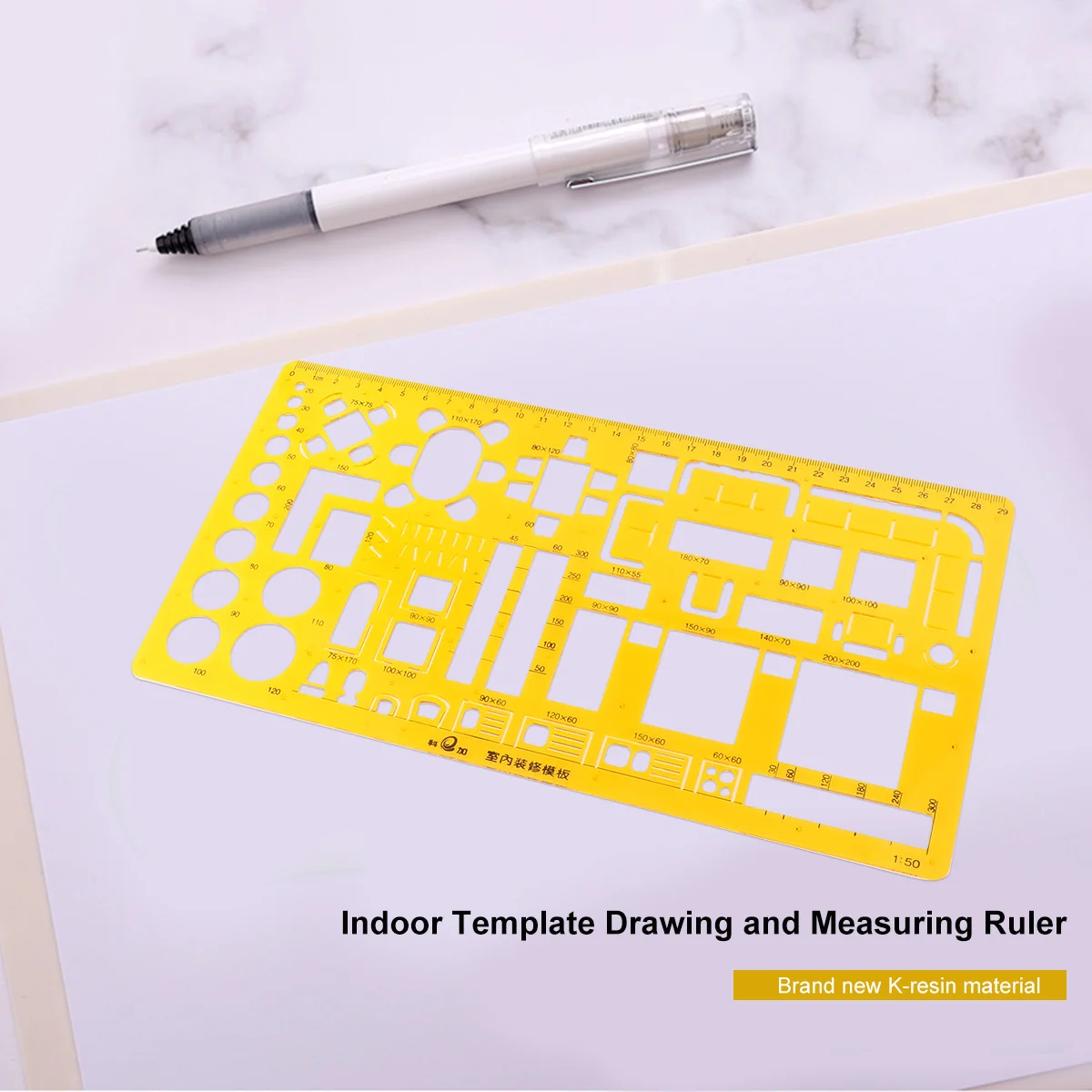 

Curved Ruler Measuring Tool Transparent Clear Scale Pattern For Architecture Construction Drawing Templates School Office