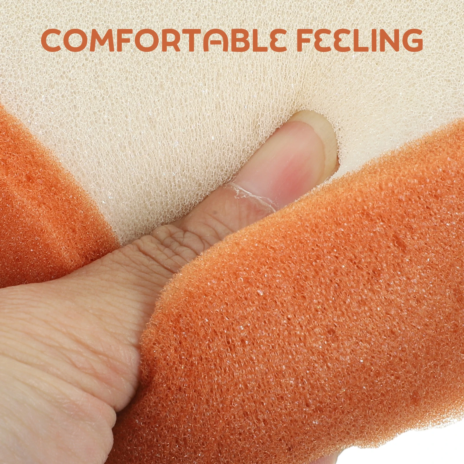 

1Pcs Supple Sponge Bath Brush Cartoon Shower Scrubber Strong Cleaning Ability Comfortable Feeling Compact Size Easy Storage