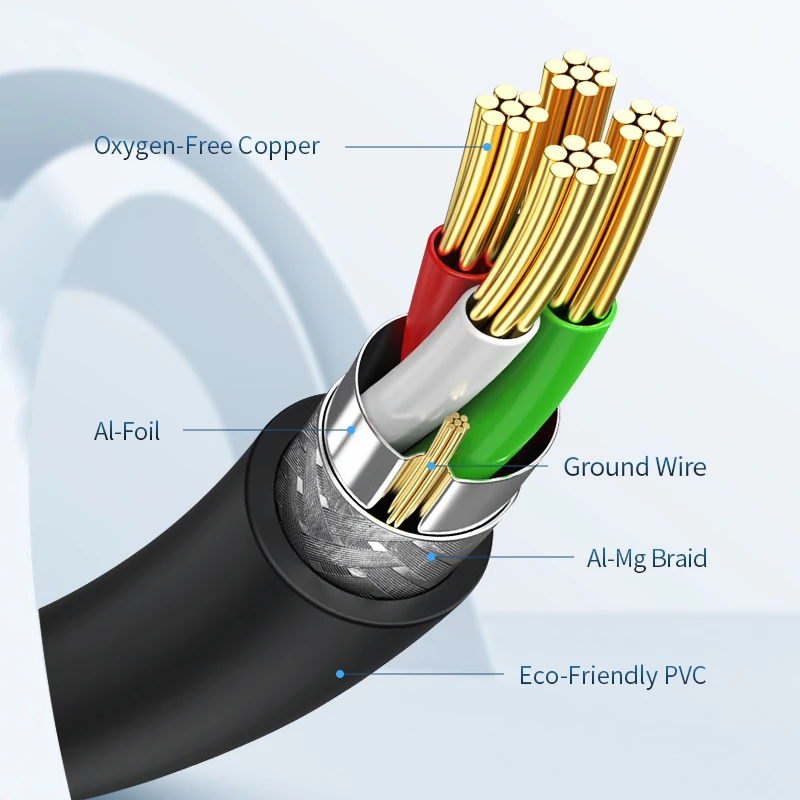 Jasoz-Cable USB 2,0 tipo A para impresora, Cable macho de alta velocidad para impresora de etiquetas Canon, Epson, HP, ZJiang, 10m