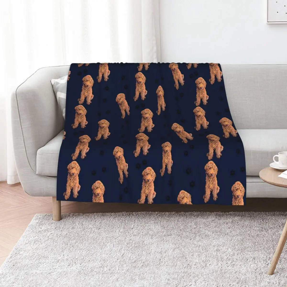 

Red Goldendoodle Throw Blanket Blankets For Sofas halloween Luxury Thicken Sofa Quilt Blankets