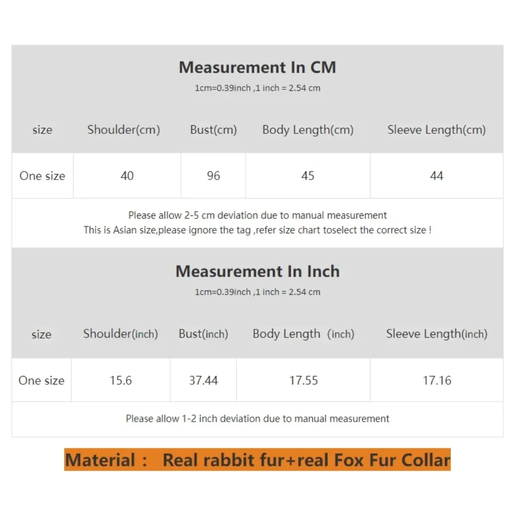 Abrigo de piel de conejo auténtica para invierno, chaqueta de piel de conejo auténtica Natural con cuello de piel de zorro Natural, chal tejido para otoño e invierno, 2024