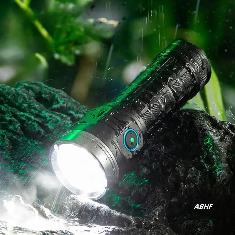 

8-Core LED Flashlight USB Rechargeable Torch Waterproof Flash Lamp Handheld Light