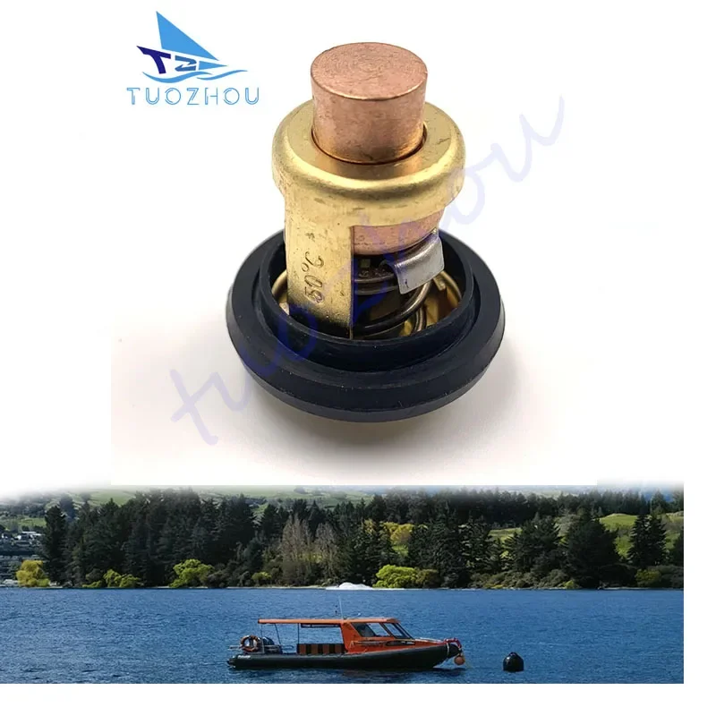 122°F 50 Degree Thermostat for Yamaha 2 Stroke 60TLR C60 E60 P60 70ELR C70TLR 60HP 70HP 6H3-12411 -01 -10 -11 -00 Outboard Motor