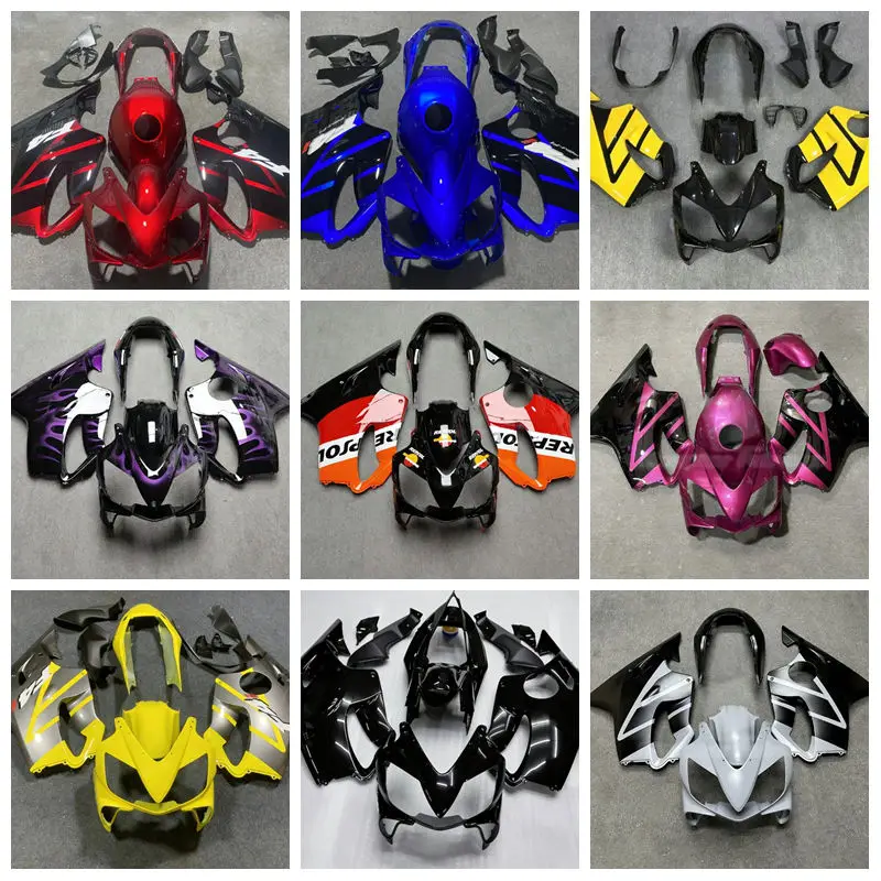 Geeignet für Honda CBR600 F4i 2004 05 06 2007 Motorrad, modifiziertes Verkleidungsgehäuse-Kit, Zubehör kann individuell angepasst werden.
