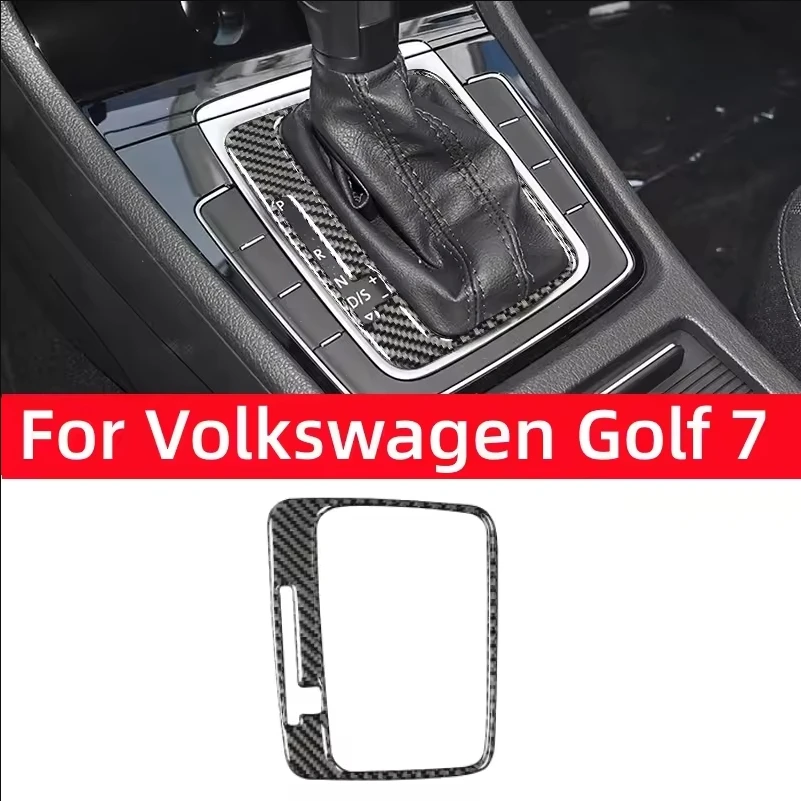 

Для Volkswagen Golf 7 Mk7 2013-2019 внутренняя панель из углеродного волокна, декоративная рамка, накладка, наклейка, автомобильные аксессуары