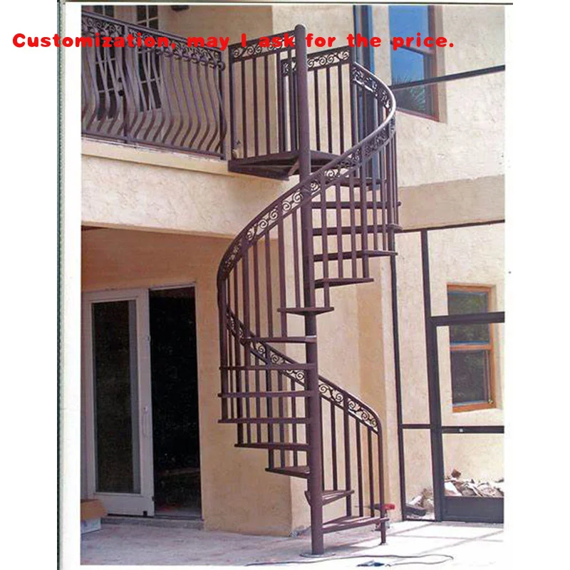 

Custom.FA Дизайн лестницы Фабрика Фошань Крытая металлическая вращающаяся лестница из цельного дерева Лестница 2026