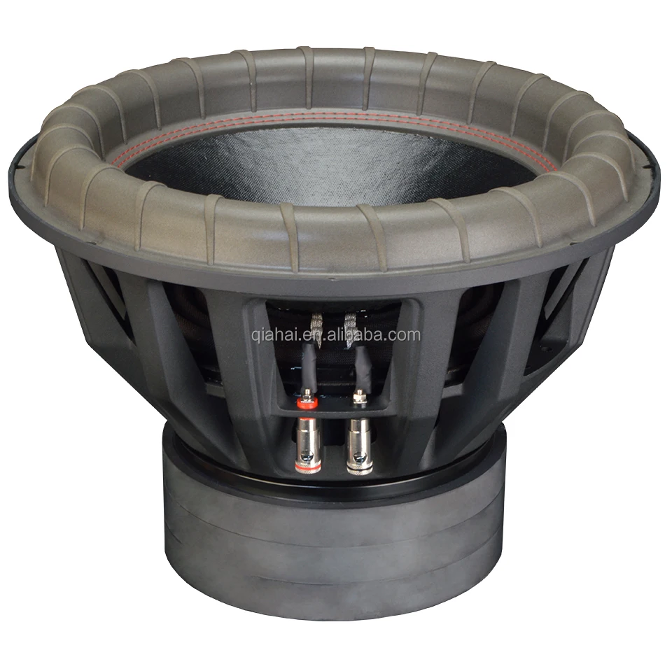 Huge 15 Inch DC 12V Car Subwoofers 2500W RMS Dual 2ohm 4 Inch Voice Coil 3 Magnets High Foam Paper Cone Car Audio 15100-058