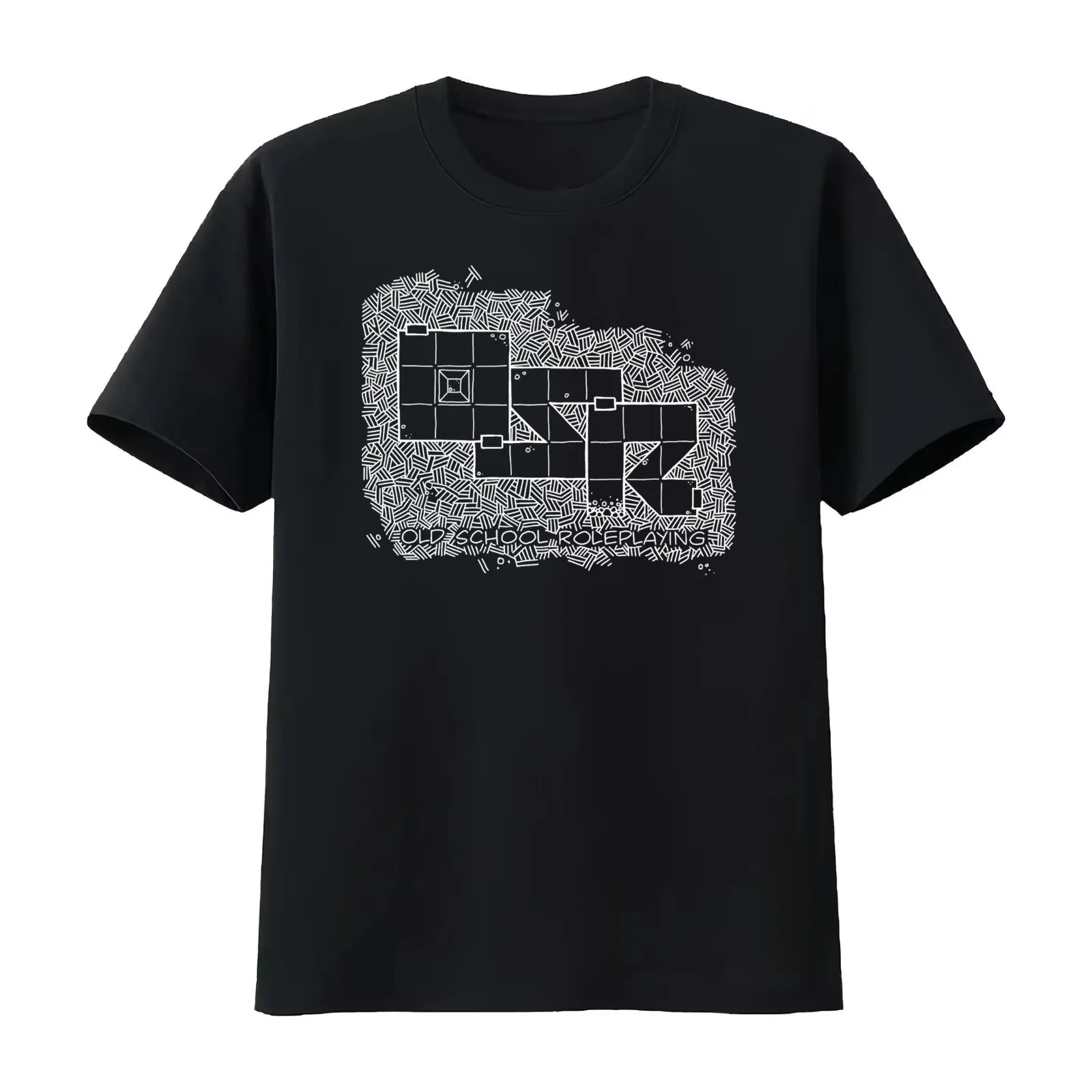 Old School Roleplaying T-Shirt Summer Casual Cotton Tee Oversized Streetwear Tops Vintage Graphic Print Unisex Men Women