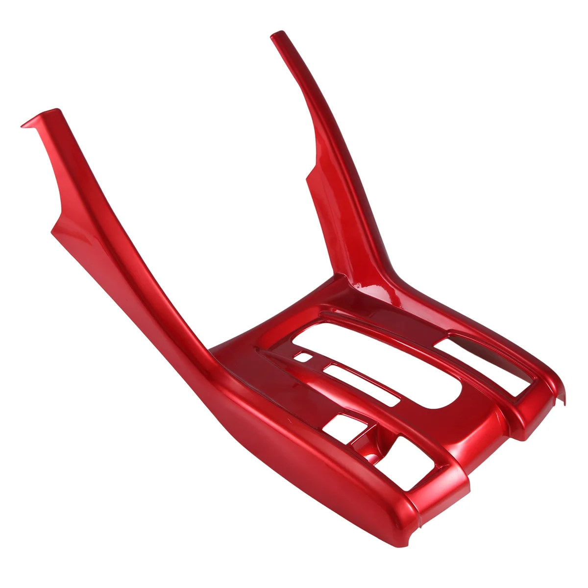 Red Car Gear Shift Panel Frame Cover Trim for Honda Civic 10Th 2016-2021