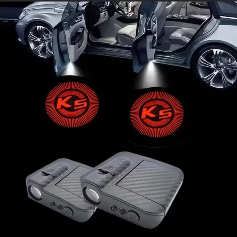 

Led Emblem Car Door Laser Logo Light Projector For KIA K2 K3 K4 K5 KX5 Car Welcome Lights Shadow Projector Goods Accessories