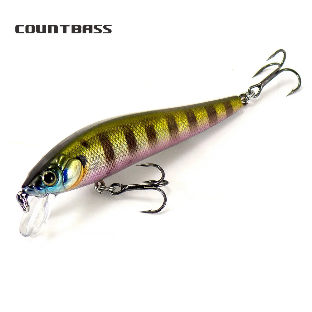 COUNTBASS Floating Minnow 90mm 3-1/2" 11,4g 3/8 oz. Dive 0,8–1 m, Hardbaits Wobbler Angelköder La Peche Au Leurre – Detail 3