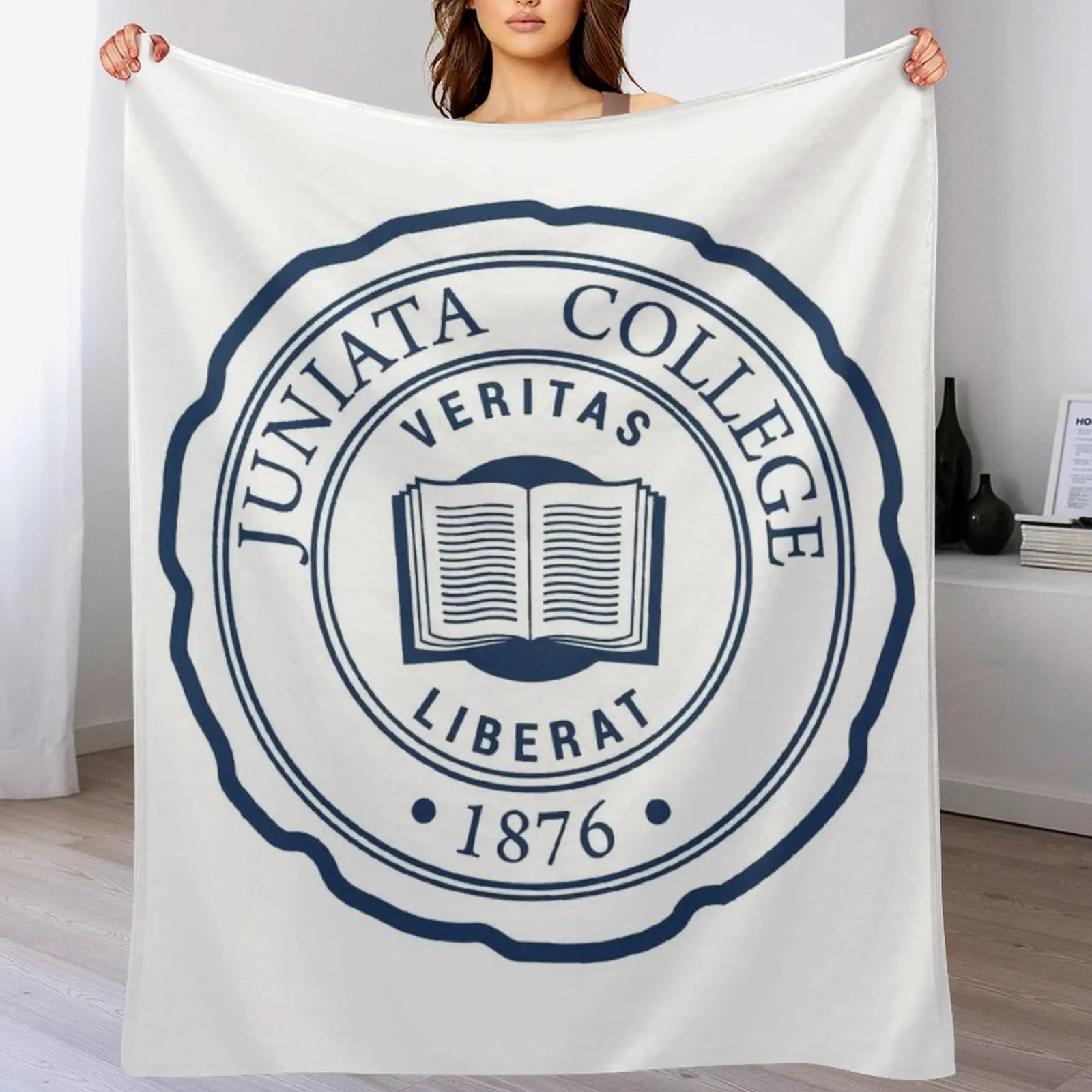 

juniata college seal Throw Blanket Cute Blankets Sofas Of Decoration Luxury Designer Blankets