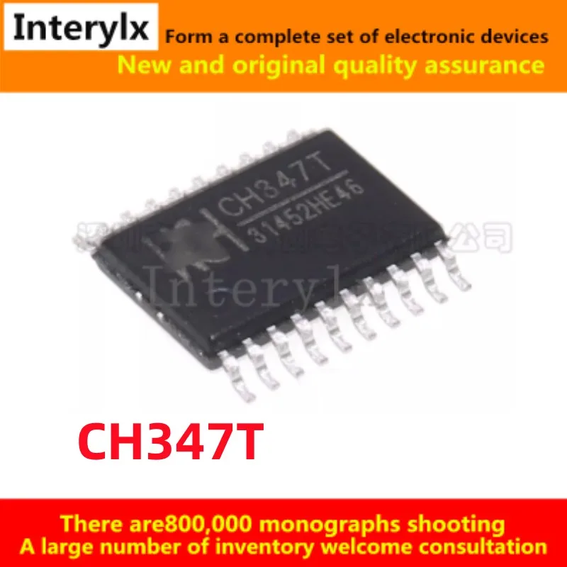 5-20Pcs/Lot Genuine Original CH347T CH347 TSSOP-20 High-Speed USB Bridge USB Chip