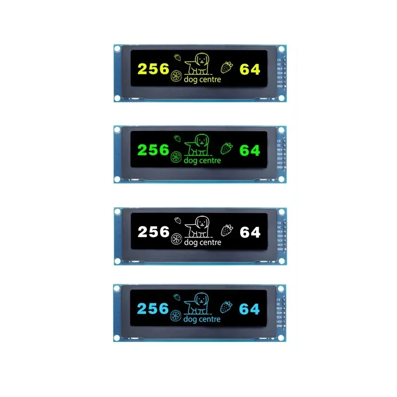 Real OLED Display 3.12 256*64 25664 Graphic LCD Module Display Screen LCM Screen SSD1322 Controller Support SPI