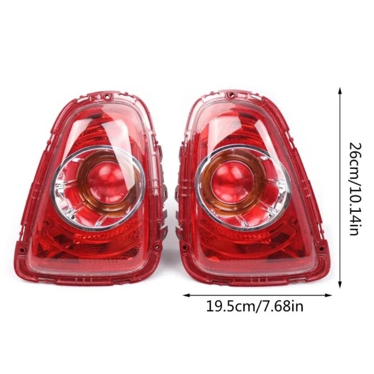 Without Bulbs Car TailLight Housing Accessories For Mini For Cooper R56 R57 2010 2011 2012 2013 63217255909 63217255911