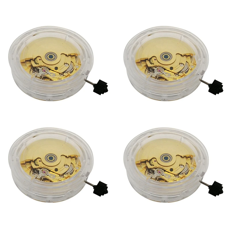 

4X Eta 2824 Movement Replacement Mechanical Automatic Movement Date Display Watch Repair Tool Gold