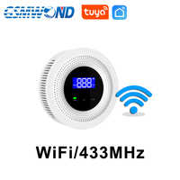 Tuya WiFi Natural Gas Leakage Detector Smart Home Kitchen Security Gas Leak Sensor Sound Alarm APP Remote Control Smart Life