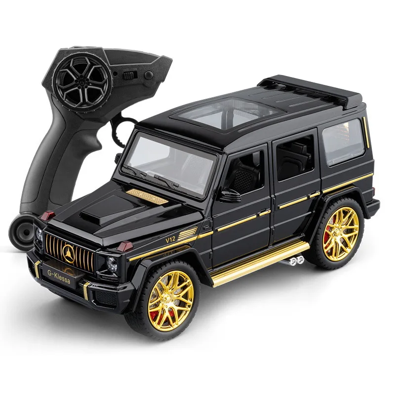 Chezhi1:24 G-Class التحكم عن بعد الصوت والضوء سبيكة سيارة نموذج هدية عيد ميلاد الأطفال حلية تحصيل اللعب للهدايا #2