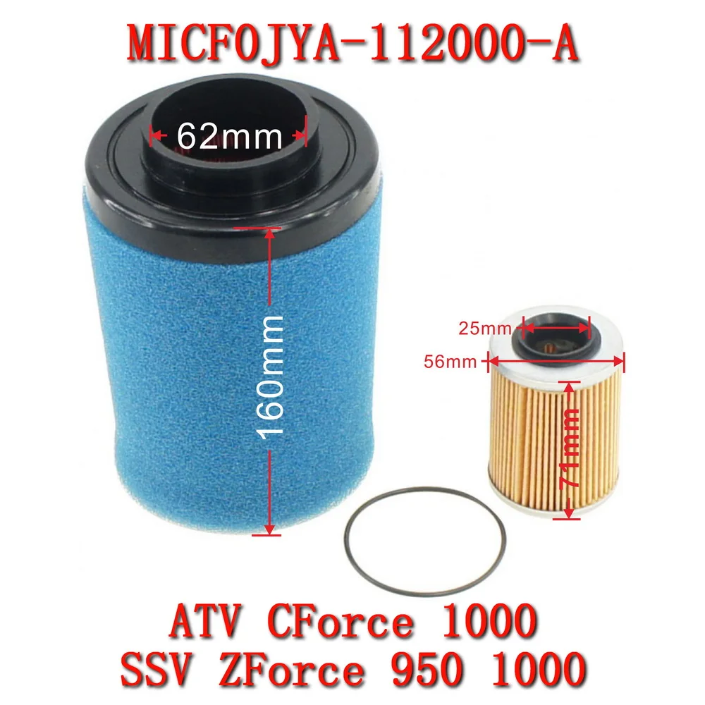 Air Filter Element Oil Filter Set 0JYA-112000-A For CF Moto ATV CF1000ATR CF1000AU CF1000AZ