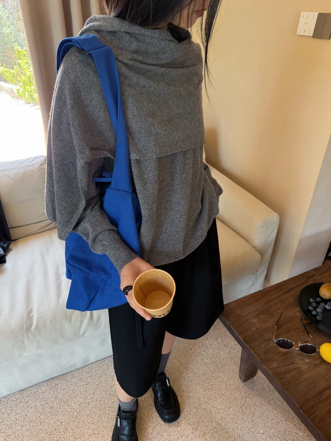 

Fall Bear Fur Wool Sweater Aosphere Sensationoulder Knitted Two-Piece Set Elegance082 Long Sve Crew Ne Basic Sle